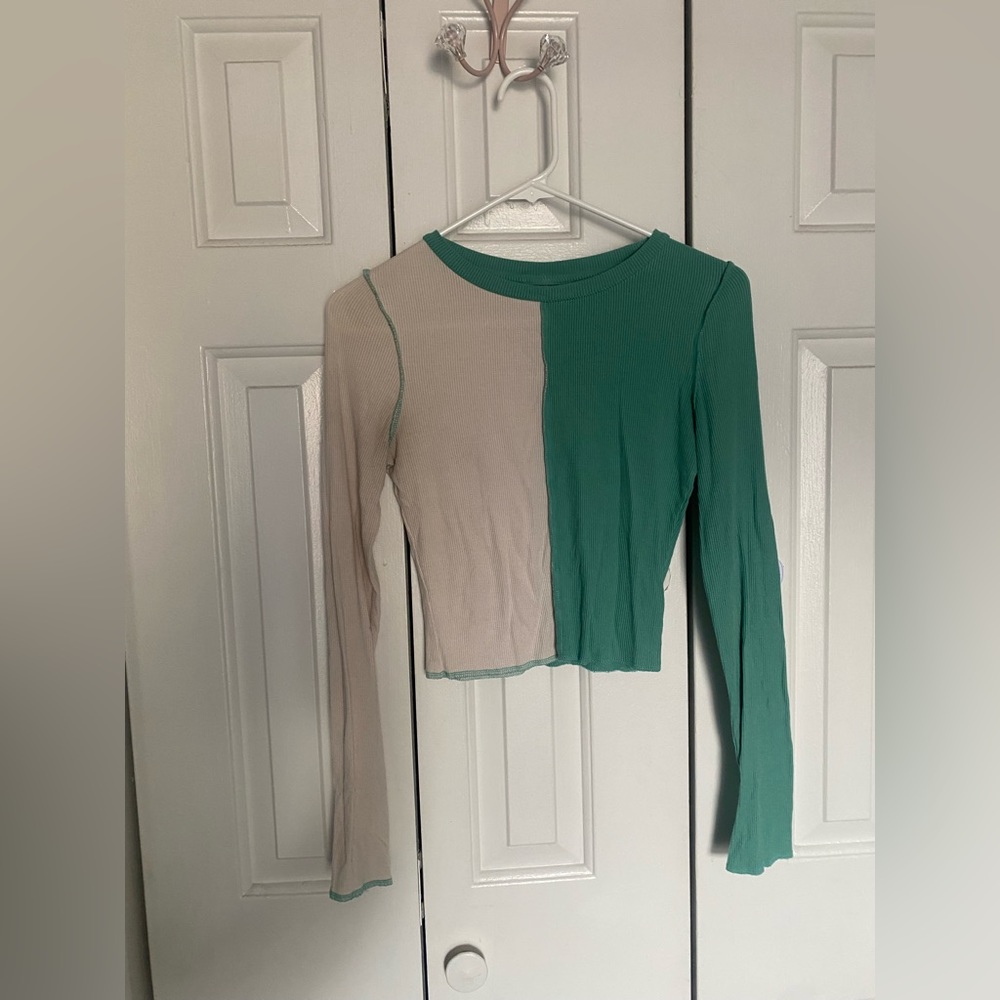 Blue&White Wild Fable long sleeve top
